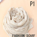 Ningbo Lingshang fashion dress apparel infinity cotton muffler scarves